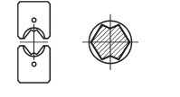 Exchangeable die sets
for crimping tool 31460